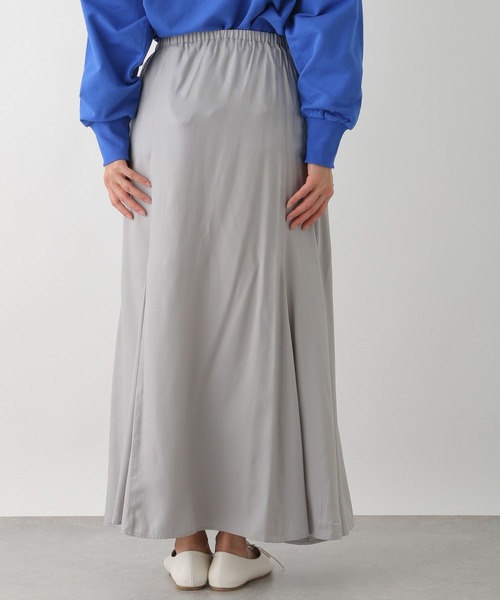 LEPSIM（レプシィム）の「ロングマーメイドスカート　272878（スカート・レディース・グリーン/ライトグレー/ブラック/オレンジ/ブラウン・FREE）」の12枚目の写真