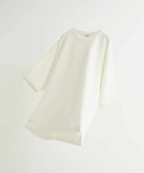 JUNRED(ジュンレッド)の「エアシルケットバックダーツルーズプルオーバー(Tシャツ/カットソー・メンズ・ホワイト/チャコールグレー/ブルー/ミント・S/M/L)」の2枚目の写真