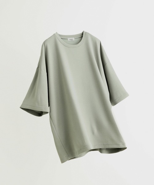 JUNRED(ジュンレッド)の「エアシルケットバックダーツルーズプルオーバー(Tシャツ/カットソー・メンズ・ホワイト/チャコールグレー/ブルー/ミント・S/M/L)」の4枚目の写真