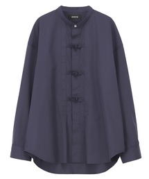 美品 ZUCCa ズッカ バンドカラー ギンガムチェック チャイナボタンシャツ ZUCCa（ズッカ）の「チャイナボタンシャツ/シャツ（シャツ