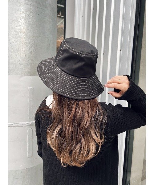 TRUNC（トランクエイティーエイト）の「Stitch Bucket Hat（ハット・レディース・ブラック/アイボリー・FREE）」の19枚目の写真