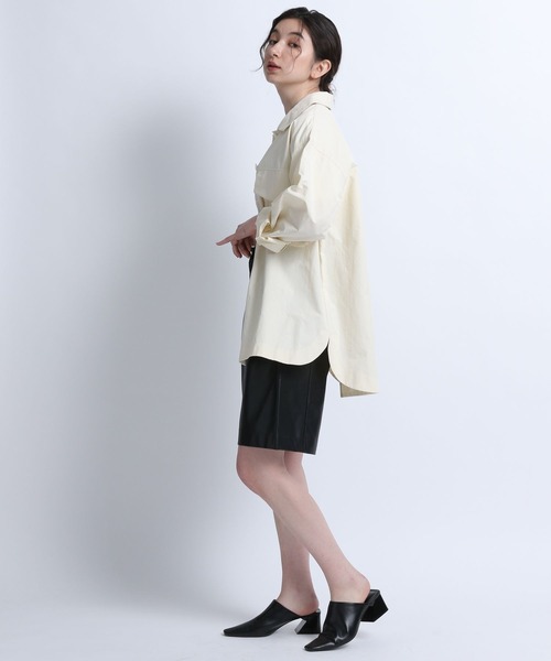 eL(エル)の「【eL】Assort One tuck Half Pants/278005(その他パンツ・レディース・チャコールグレー/ブラック/ブラウン・FREE)」の21枚目の写真
