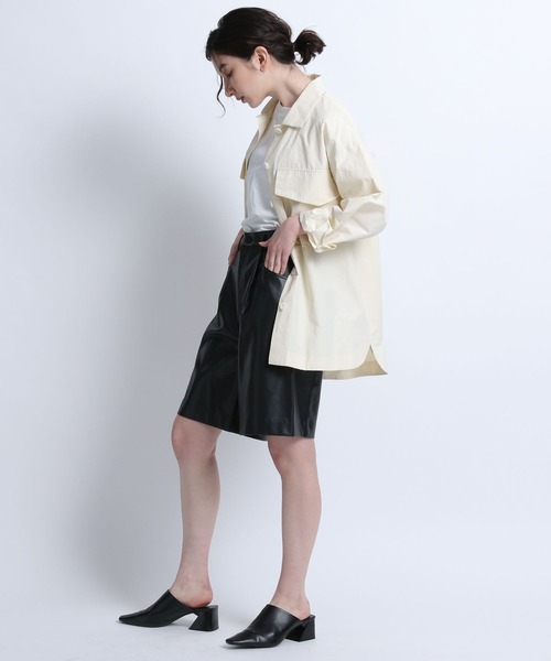 eL(エル)の「【eL】Assort One tuck Half Pants/278005(その他パンツ・レディース・チャコールグレー/ブラック/ブラウン・FREE)」の16枚目の写真