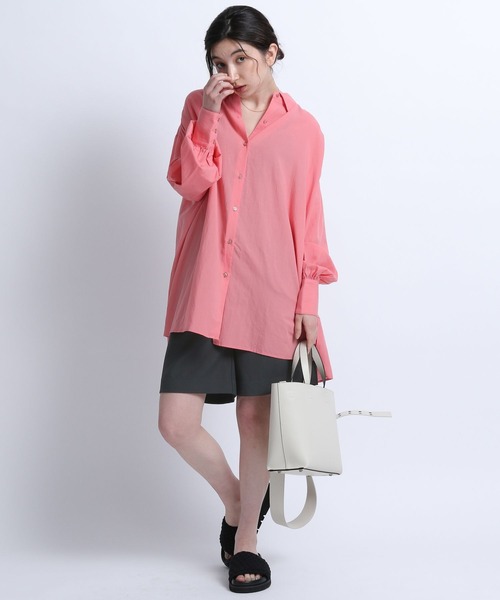 eL(エル)の「【eL】Assort One tuck Half Pants/278005(その他パンツ・レディース・チャコールグレー/ブラック/ブラウン・FREE)」の11枚目の写真