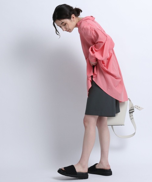 eL(エル)の「【eL】Assort One tuck Half Pants/278005(その他パンツ・レディース・チャコールグレー/ブラック/ブラウン・FREE)」の14枚目の写真