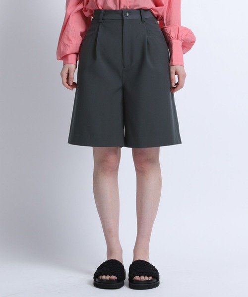 eL(エル)の「【eL】Assort One tuck Half Pants/278005(その他パンツ・レディース・チャコールグレー/ブラック/ブラウン・FREE)」の17枚目の写真