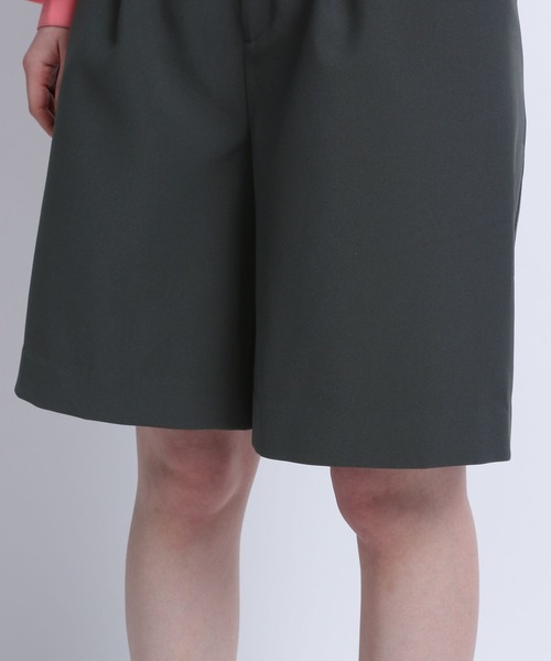 eL(エル)の「【eL】Assort One tuck Half Pants/278005(その他パンツ・レディース・チャコールグレー/ブラック/ブラウン・FREE)」の10枚目の写真