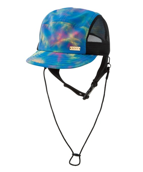 ROXY(ロキシー)の「UV SURF TRIPPIN CAP/ロキシーサーフキャップ(キャップ・レディース・ブラック/ブルー・FREE)」の1枚目の写真