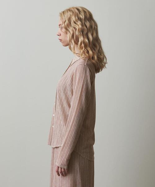 Steven Alan(スティーブンアラン)の「<Steven Alan>CHECK SHIRT/シャツ(シャツ/ブラウス・レディース・グレー/レッド・FREE)」の4枚目の写真