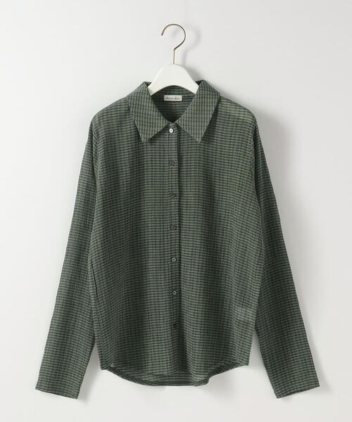 Steven Alan(スティーブンアラン)の「<Steven Alan>CHECK SHIRT/シャツ(シャツ/ブラウス・レディース・グレー/レッド・FREE)」の13枚目の写真