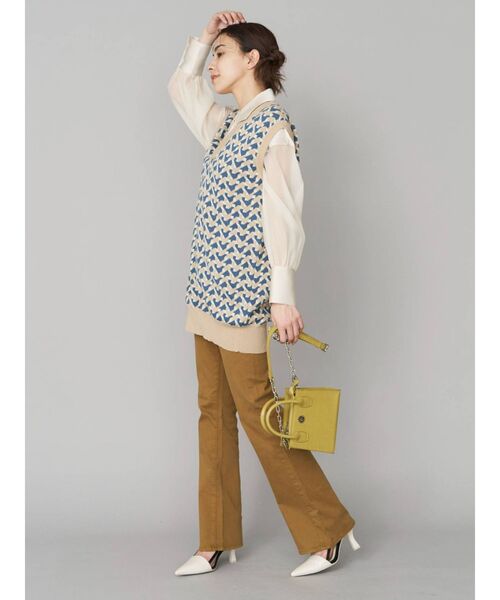 EVRIS（エヴリス）の「バイカラーポインテッドヒール（サンダル・レディース・ホワイト/ブラック・SMALL/MEDIUM/LARGE）」の12枚目の写真