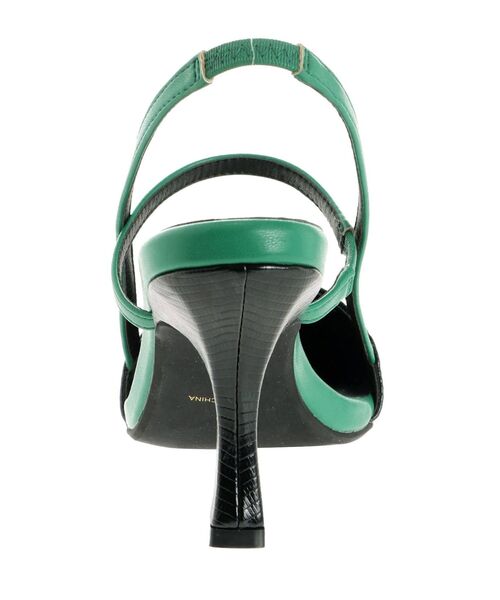 EVRIS（エヴリス）の「バイカラーポインテッドヒール（サンダル・レディース・ホワイト/ブラック・SMALL/MEDIUM/LARGE）」の10枚目の写真