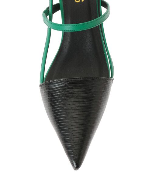 EVRIS（エヴリス）の「バイカラーポインテッドヒール（サンダル・レディース・ホワイト/ブラック・SMALL/MEDIUM/LARGE）」の16枚目の写真