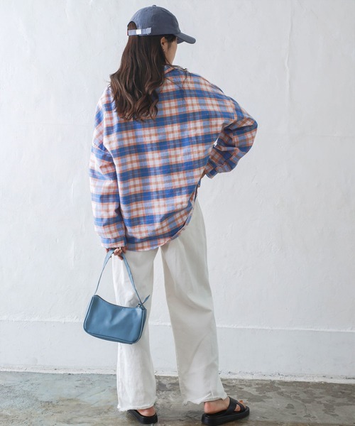 Kotoe（コトエ）の「レディース バッグ ワンハンドル ソフトレザー カラーバッグ（ハンドバッグ・レディース・パープル/ブルー/ホワイト/ブラック/イエロー・FREE）」の7枚目の写真