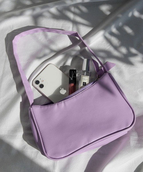 Kotoe（コトエ）の「レディース バッグ ワンハンドル ソフトレザー カラーバッグ（ハンドバッグ・レディース・パープル/ブルー/ホワイト/ブラック/イエロー・FREE）」の14枚目の写真