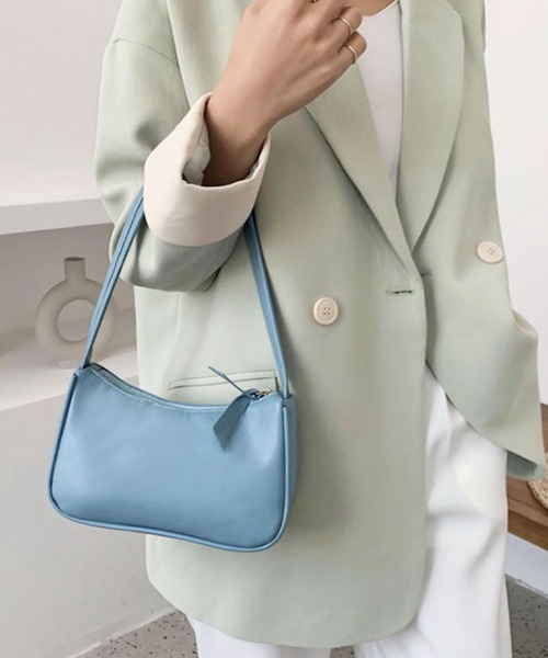 Kotoe（コトエ）の「レディース バッグ ワンハンドル ソフトレザー カラーバッグ（ハンドバッグ・レディース・パープル/ブルー/ホワイト/ブラック/イエロー・FREE）」の20枚目の写真