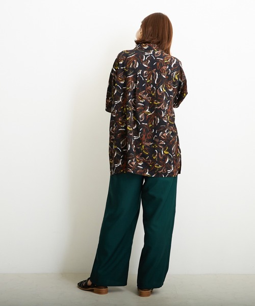 PAPAVER（パパヴェル）の「【PAPAVER】麻調ポリハトメPT（その他パンツ・レディース・ブラック/ベージュ/グリーン/イエロー/オレンジ・MEDIUM）」の16枚目の写真