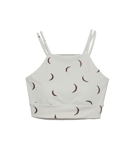 emmi（エミ）の「【emmi yoga】MOON柄ブラトップ（インナーウェア/肌着・レディース・ブラック/ベージュ/カーキ・1/0）」の6枚目の写真