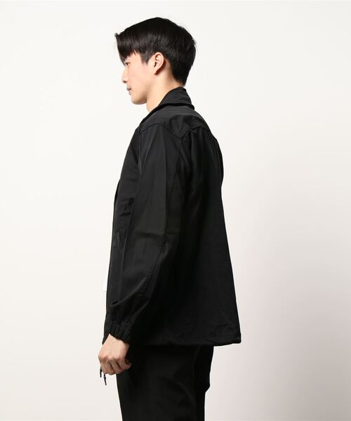 FranCisT_MOR.K.S.(フランシストモークス)の「FranCisT_MOR.K.S./フランシストモークス/Stretch Nylon Hybrid G-JAN + COACH JACKET/MO2831(ブルゾン・メンズ・ブラック・2/3)」の3枚目の写真