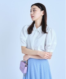 JUSGLITTY（ジャスグリッティー）の「パール刺繍衿ブラウス（シャツ 