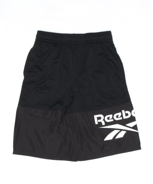 Reebok(リーボック)の「【Reebok:リーボック】キッズロゴ水陸両用パンツ(その他パンツ・キッズ・ブラック/グリーン・130/140/150/160/170)」の1枚目の写真