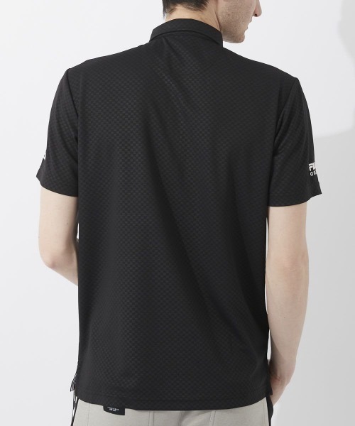 FILA GOLF(フィラゴルフ )の「【FILA GOLF:フィラゴルフ】半袖シャツ おしゃれなギフトに最適!(シャツ/ブラウス・メンズ・ホワイト/ブラック/ネイビー/ブルー・MEDIUM/LARGE/X-LARGE)」の12枚目の写真