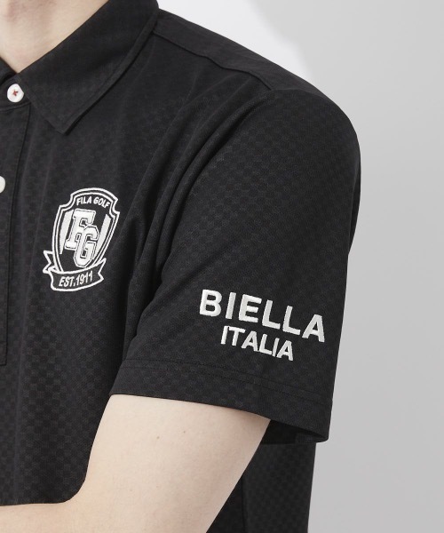FILA GOLF(フィラゴルフ )の「【FILA GOLF:フィラゴルフ】半袖シャツ おしゃれなギフトに最適!(シャツ/ブラウス・メンズ・ホワイト/ブラック/ネイビー/ブルー・MEDIUM/LARGE/X-LARGE)」の14枚目の写真