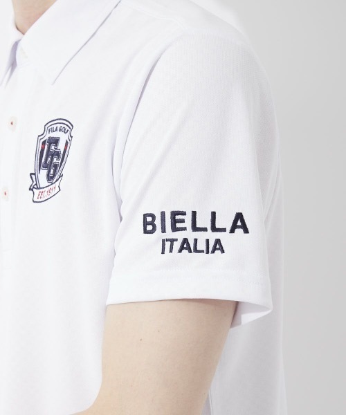 FILA GOLF(フィラゴルフ )の「【FILA GOLF:フィラゴルフ】半袖シャツ おしゃれなギフトに最適!(シャツ/ブラウス・メンズ・ホワイト/ブラック/ネイビー/ブルー・MEDIUM/LARGE/X-LARGE)」の11枚目の写真