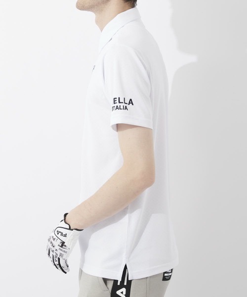 FILA GOLF(フィラゴルフ )の「【FILA GOLF:フィラゴルフ】半袖シャツ おしゃれなギフトに最適!(シャツ/ブラウス・メンズ・ホワイト/ブラック/ネイビー/ブルー・MEDIUM/LARGE/X-LARGE)」の8枚目の写真