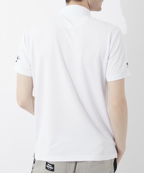 FILA GOLF(フィラゴルフ )の「【FILA GOLF:フィラゴルフ】半袖シャツ おしゃれなギフトに最適!(シャツ/ブラウス・メンズ・ホワイト/ブラック/ネイビー/ブルー・MEDIUM/LARGE/X-LARGE)」の9枚目の写真