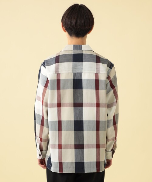 CB CRESTBRIDGE(シービークレストブリッジ)の「クレストブリッジシャツアウター(シャツ/ブラウス・メンズ・ベージュ系その他5・L/M)」の3枚目の写真