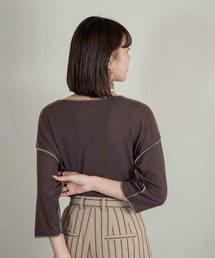 Amiur | stitch color soft touch tops(Tシャツ/カットソー)