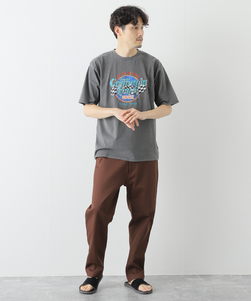 B.C STOCK(ベーセーストック)の「CRH DYED-T-FLAG-(Tシャツ/カットソー・メンズ・ブラック系その他・SMALL/MEDIUM/LARGE)」の2枚目の写真