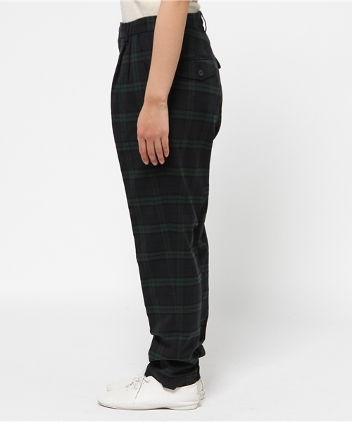 OUTLET（アウトレット）の「【Sheta】チェックパンツ（その他パンツ・レディース・グリーン/ネイビー・FREE）」の4枚目の写真