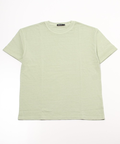 JOKER（ジョーカー）の「ルーズシルエット ピグメント ロールアップ 無地 Tシャツ（Tシャツ/カットソー・メンズ・オレンジ/グリーン/ブルー/ブラック/アイボリー・M/XL/L）」の9枚目の写真