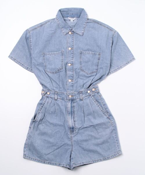 Guess（ゲス）の「Denim Overall Pants オールインワン  （サロペット/オーバーオール・レディース・ライトブルー・X-SMALL/SMALL/MEDIUM）」の3枚目の写真