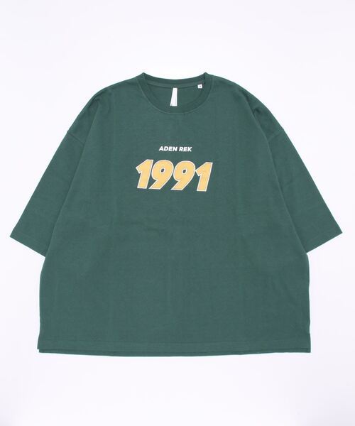 Ritzy（リッツィー）の「10/天竺「1991」BIG TシャツSS（Tシャツ/カットソー・メンズ・ホワイト/レッド/グリーン/チャコール・LARGE/MEDIUM）」の12枚目の写真