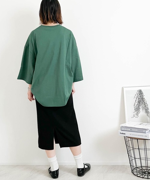 Ritzy（リッツィー）の「10/天竺「1991」BIG TシャツSS（Tシャツ/カットソー・メンズ・ホワイト/レッド/グリーン/チャコール・LARGE/MEDIUM）」の7枚目の写真
