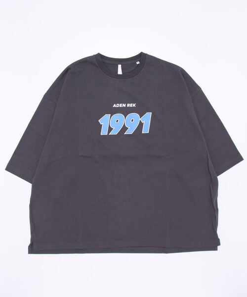 Ritzy（リッツィー）の「10/天竺「1991」BIG TシャツSS（Tシャツ/カットソー・メンズ・ホワイト/レッド/グリーン/チャコール・LARGE/MEDIUM）」の11枚目の写真