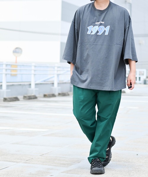 Ritzy（リッツィー）の「10/天竺「1991」BIG TシャツSS（Tシャツ/カットソー・メンズ・ホワイト/レッド/グリーン/チャコール・LARGE/MEDIUM）」の8枚目の写真