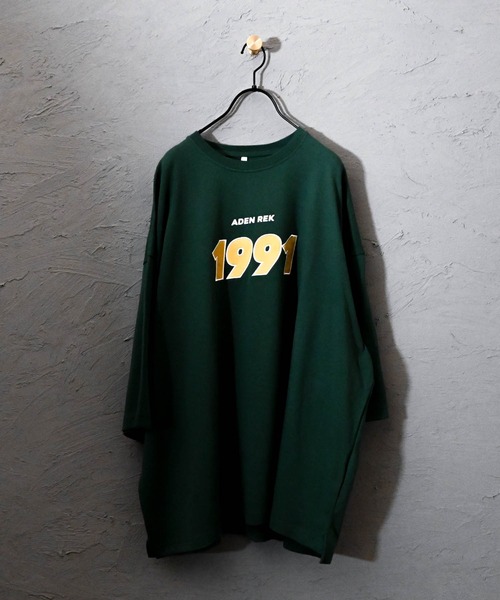 Ritzy（リッツィー）の「10/天竺「1991」BIG TシャツSS（Tシャツ/カットソー・メンズ・ホワイト/レッド/グリーン/チャコール・LARGE/MEDIUM）」の14枚目の写真