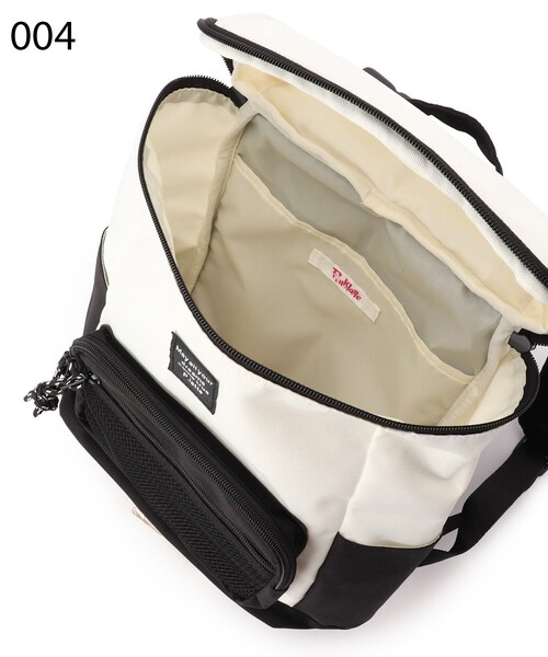 PINK-latte（ピンクラテ）の「◆【容量約11L】メッシュポケットボックスリュック（バックパック/リュック・キッズ・ブラック/ライトパープル/アイボリー・00）」の10枚目の写真