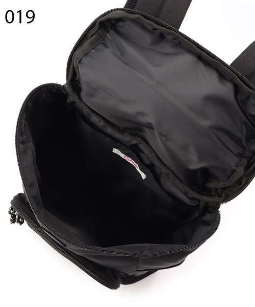 PINK-latte（ピンクラテ）の「◆【容量約11L】メッシュポケットボックスリュック（バックパック/リュック・キッズ・ブラック/ライトパープル/アイボリー・00）」の6枚目の写真