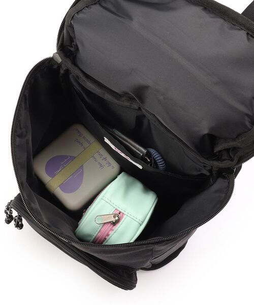 PINK-latte（ピンクラテ）の「◆【容量約11L】メッシュポケットボックスリュック（バックパック/リュック・キッズ・ブラック/ライトパープル/アイボリー・00）」の8枚目の写真