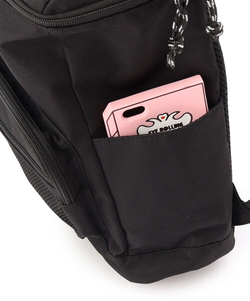 PINK-latte（ピンクラテ）の「◆【容量約11L】メッシュポケットボックスリュック（バックパック/リュック・キッズ・ブラック/ライトパープル/アイボリー・00）」の18枚目の写真