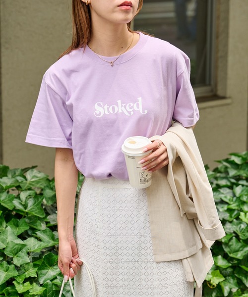 COLONY 2139（コロニートゥーワンスリーナイン）の「メッセージTシャツ / Stocked / ユニセックス（Tシャツ/カットソー・メンズ・ホワイト/パープル/ネイビー/カーキ・MEDIUM/LARGE/X-LARGE）」の14枚目の写真