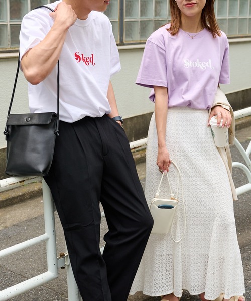 COLONY 2139（コロニートゥーワンスリーナイン）の「メッセージTシャツ / Stocked / ユニセックス（Tシャツ/カットソー・メンズ・ホワイト/パープル/ネイビー/カーキ・MEDIUM/LARGE/X-LARGE）」の13枚目の写真