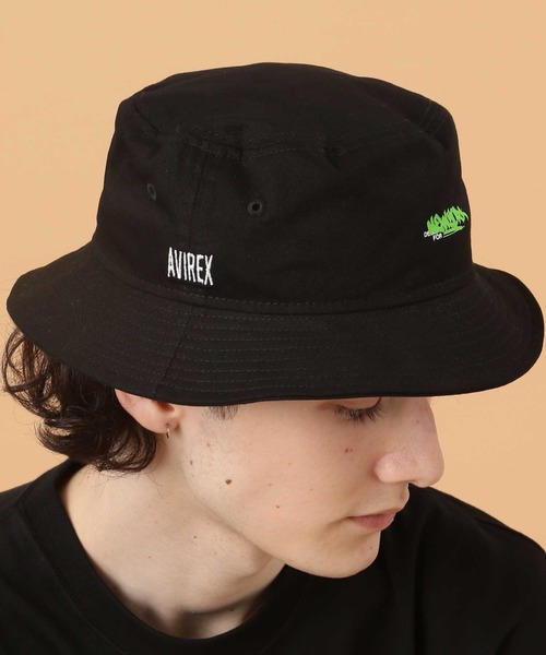 AVIREX（アヴィレックス）の「【×NEW ERA/ニューエラ】バケットハット / BUCKET HAT / アヴィレックス / AVIREX（ハット・メンズ・ブラック・FREE）」の9枚目の写真