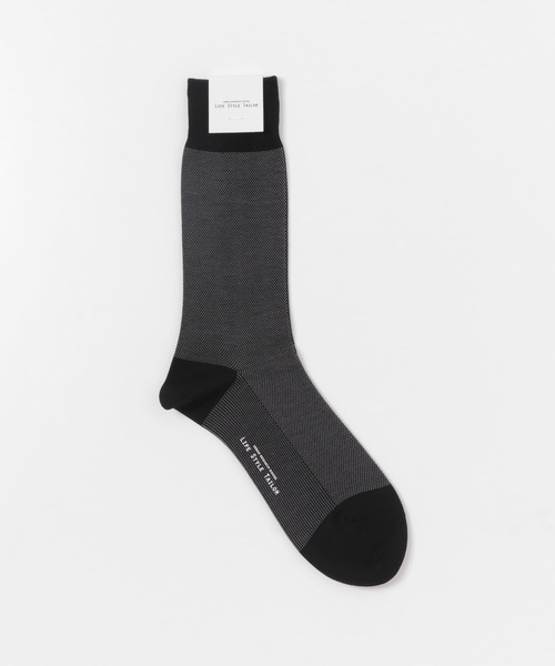 URBAN RESEARCH DOORS（アーバンリサーチドアーズ）の「LIFE STYLE TAILOR　バーズアイドレスソックス（ソックス/靴下・メンズ・ブラウン/ブラック/ネイビー・-）」の6枚目の写真