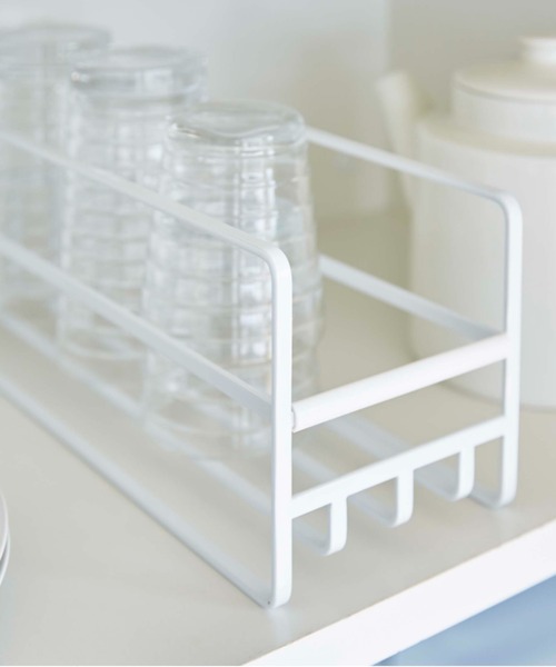 TIMELESS COMFORT（タイムレスコンフォート）の「tower　(タワー)　スリム　マグボトル＆コップラック（キッチン収納・レディース・ホワイト/ブラック・ONE SIZE）」の15枚目の写真